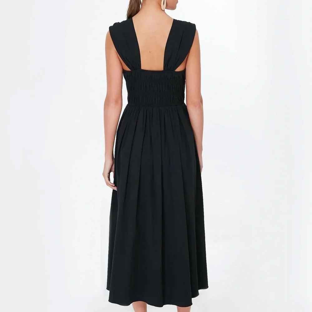 Pomander Place Tuckernuck Black Smocked Noah Dress - Picture 3 of 5